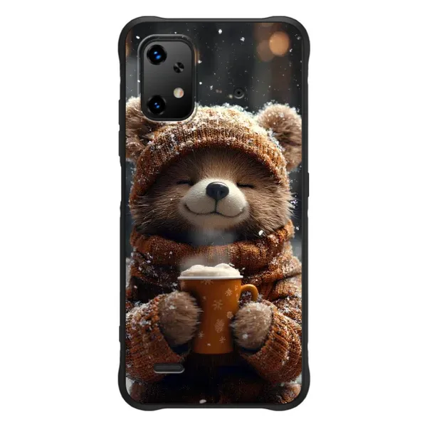 Чехол с рисунком «Медвежонок с кофе» для UMIDIGI Bison X20 Чехол с рисунком «Медвежонок с кофе» для UMIDIGI Bison X20