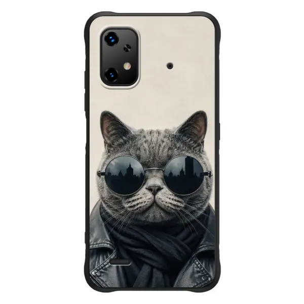 Чехол с рисунком «Модный кот» для UMIDIGI Bison X20 Чехол с рисунком «Модный кот» для UMIDIGI Bison X20