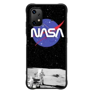 Силиконовый бампер с принтом "Наса" на UMiDiGi Bison X20 (Nasa на луне)