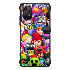 Силиконовый Чехол на UMiDiGi Bison X20 с картинкой Brawl Stars (Персонажи)