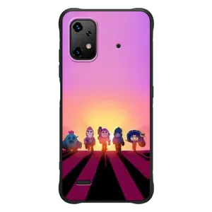 Силиконовый Чехол на UMiDiGi Bison X20 с картинкой Brawl Stars (Персонажи в закате)