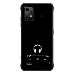 Чехол с картинками на черном фоне для UMiDiGi Bison X20 (Плеер)