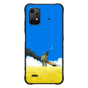 Чехлы на военную тематику для UMiDiGi Bison X20 (Попадание)