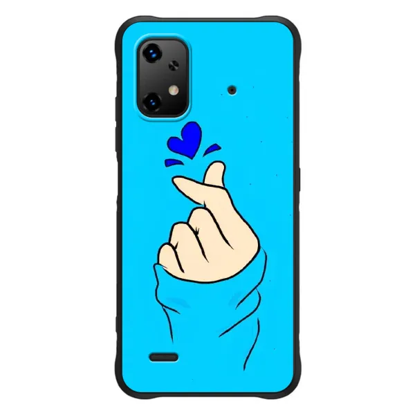 Чехол с рисунком «Сердце на синем» для UMIDIGI Bison X20 Чехол с рисунком «Сердце на синем» для UMIDIGI Bison X20