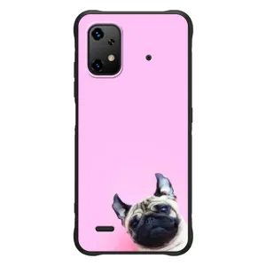 Бампер для UMiDiGi Bison X20 с картинкой "Песики" (Собака на розовом)
