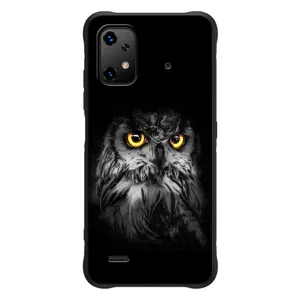Чехлы с принтом СОВЫ для UMiDiGi Bison X20 (Сова на чёрном)