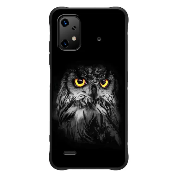 Чехол с рисунком «Сова на чёрном» для UMIDIGI Bison X20 Чехол с рисунком «Сова на чёрном» для UMIDIGI Bison X20