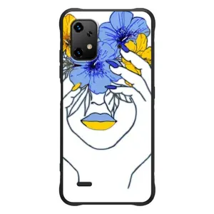 Чохол на UMiDiGi Bison X20 (Український дизайн) (Українка на всю голову)