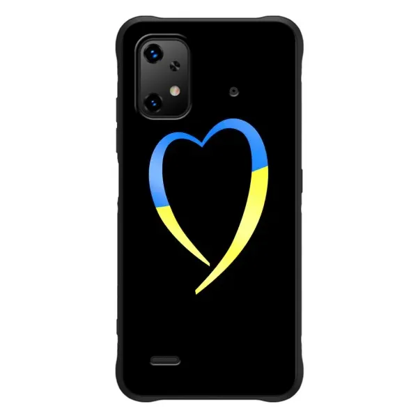 Чехол с рисунком «Украинское сердце» для UMIDIGI Bison X20 Чехол с рисунком «Украинское сердце» для UMIDIGI Bison X20