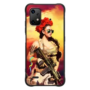 ЗСУ Чехлы (TPU) для UMiDiGi Bison X20 (Женщина солдат)