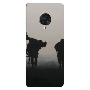 Чехлы на военную тематику для Vivo Nex 3 (Бой солдат)