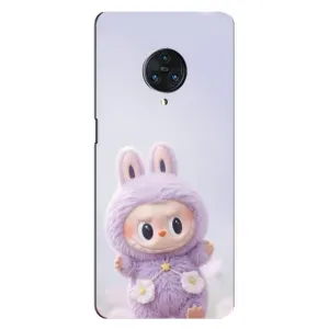 Чехол с принтом Лабубу для Vivo Nex 3 (Фиолетовый Лабубу)