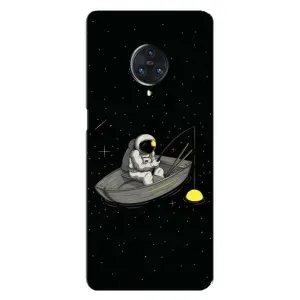 Силіконовый Чохол з принтом "Космонавти" на Vivo Nex 3 (Космонавт на рибалці)