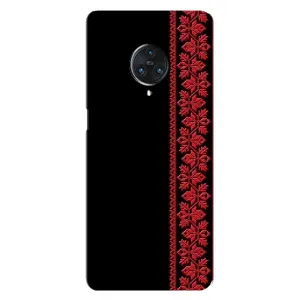 Силиконовый Чехол на Vivo Nex 3 (Красная Вышиванка)