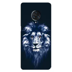 Чехол с картинкой на Vivo Nex 3 (Лев - синий)