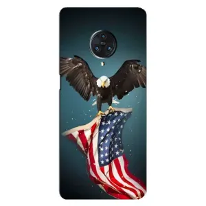 Чехол Флаг USA для Vivo Nex 3 (Орел и флаг)