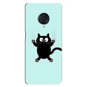 Силиконовый чехол с котиком для Vivo Nex 3 (Падающий кот)