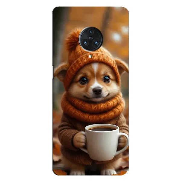 Чехол с рисунком «Собачка с кофе» для Vivo Nex 3 Чехол с рисунком «Собачка с кофе» для Vivo Nex 3