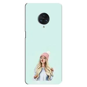 Силіконовый Чохол на Vivo Nex 3 з картинкой Модных девушек (В шапці)