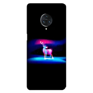 Силиконовый бампер с картинкой животных для Vivo Nex 3 (Яркий олень)