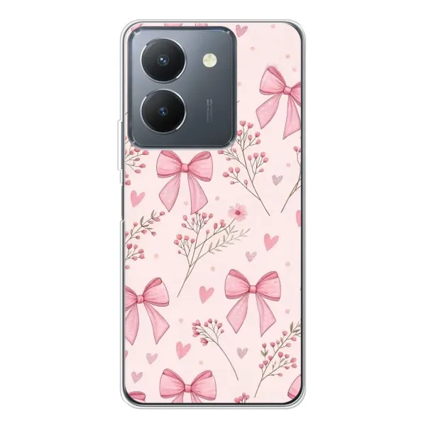 Чехол с рисунком «Банты с цветами» для Vivo S30 Pro Mini Чехол с рисунком «Банты с цветами» для Vivo S30 Pro Mini