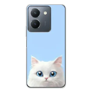 Чехол на тематику: Коты для Vivo S30 Pro Mini (Белый кот)