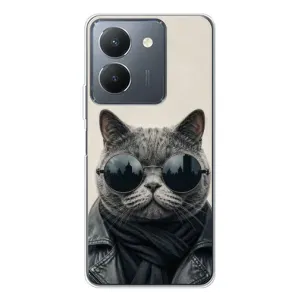Чехол на тематику: Коты для Vivo S30 Pro Mini (Модный кот)