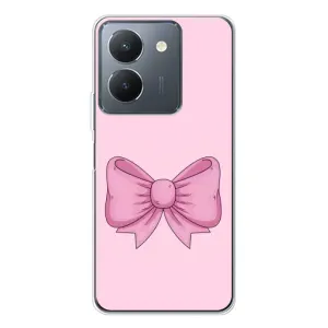 Чехол банты для Vivo S30 Pro Mini (Розовый бантик)