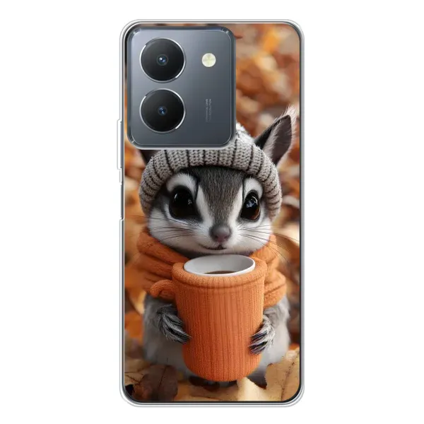 Чехол с рисунком «Грызунчик с кофе» для Vivo S30 Чехол с рисунком «Грызунчик с кофе» для Vivo S30