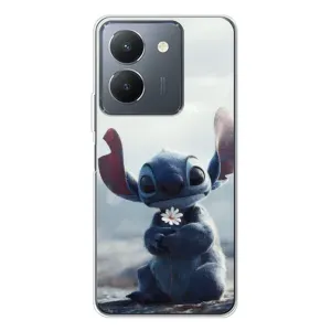 Чехол с рисунком Стич для Vivo S30 (Стич с цветочком)