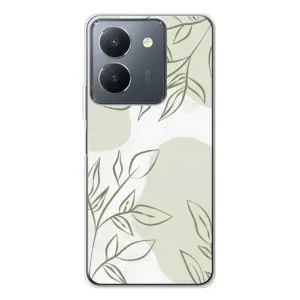 Чохол квітковий дизайн для Vivo S30 (Зелений дизайн)