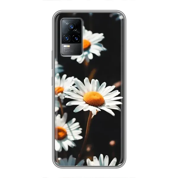 Чехол с рисунком «Белые ромашки» для Vivo S9 Чехол с рисунком «Белые ромашки» для Vivo S9