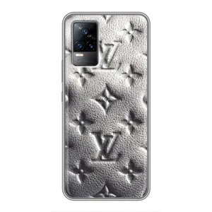 Текстурный Чехол Louis Vuitton для Виво С9 (Бежевый ЛВ)