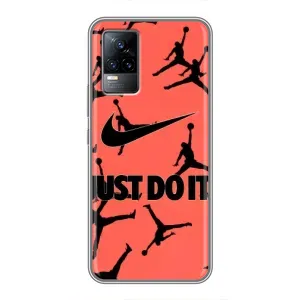 Силиконовый Чехол Nike Air Jordan на Виво С9 (Just Do It)