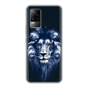 Чехол с картинкой на Vivo S9 (Лев - синий)