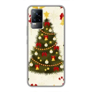 Чохол новорічна ялинка на Vivo S9 (Новорічний принт)