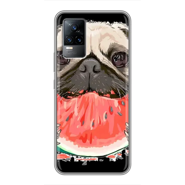 Чехол с рисунком «Смешной Мопс» для Vivo S9 Чехол с рисунком «Смешной Мопс» для Vivo S9