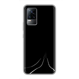 Чехол с картинками на черном фоне для Vivo S9e (Дорога)