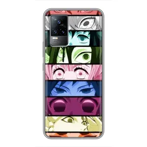 Силіконові чохлі з очіма Anime для Віво С9е (Очі Хашира)