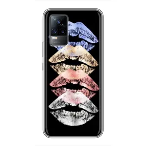 Чехол Стильные девушки на Vivo S9e (Губы)