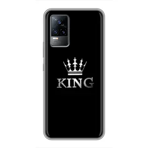 Чехол (Корона на чёрном фоне) для Виво С9е (KING)