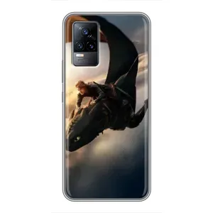 Чехол дракон Беззубик для Vivo S9e (Полет Беззубика)