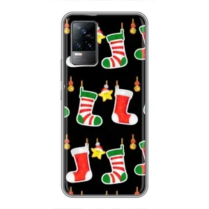Силиконовый бампер на рождество для Vivo S9e (Рождественские подарки)