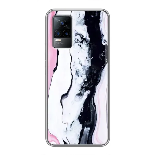 Чехол с рисунком «Розовый мрамор» для Vivo S9e Чехол с рисунком «Розовый мрамор» для Vivo S9e