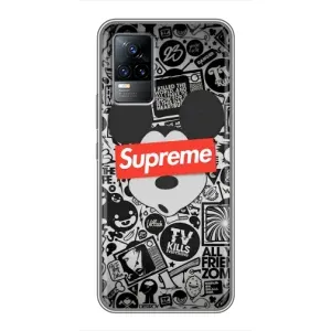 Чехол с Брендами одежды на Виво С9е (Supreme Маус)