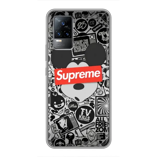 Чехол с рисунком «Supreme Маус» для Vivo S9e Чехол с рисунком «Supreme Маус» для Vivo S9e
