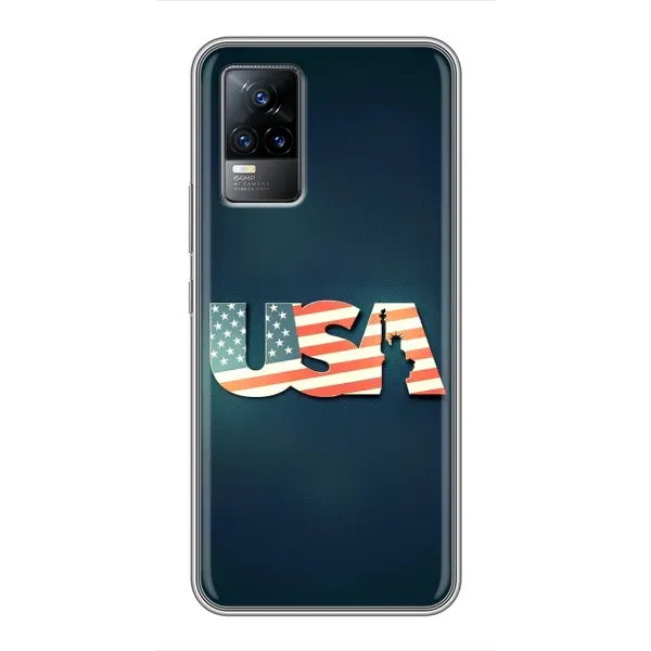 Чехол с рисунком «USA» для Vivo S9e Чехол с рисунком «USA» для Vivo S9e