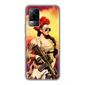 ЗСУ Чехлы (TPU) для Vivo S9e (Женщина солдат)