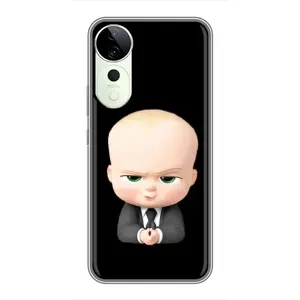 Мультяшный принт на Чехол для Виво Т3 Ультра (Бос)