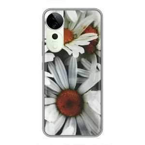 Чехол с ромашками на Vivo T3 Ultra (Цветы Ромашки)